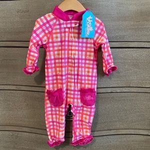 Brand new UV Skinz UPF 50 zip up rash guard bathing suit size 18-24 months.